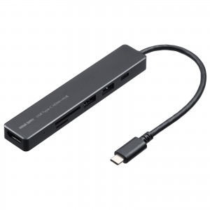 USB-5TCHC26BK / HDMIポート付 USB Type-Cドッキングハブ