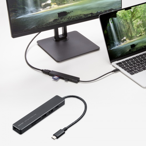 USB-5TCHC26BK / HDMIポート付 USB Type-Cドッキングハブ