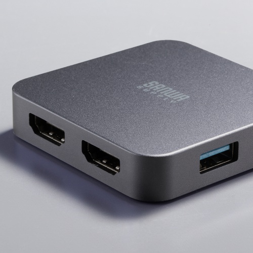 USB-5TCHHP32BK / 2画面出力対応HDMI付USB Type-Cハブ