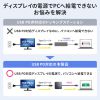 USB-5TCHHP32BK 2画面出力対応HDMI付USB Type-Cハブ USB-5TCHHP32BK / 2画面出力対応HDMI付USB Type-Cハブ