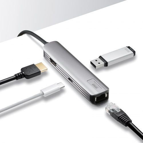 USB-5TCHLP7S-1 / USB Type-C スリムドッキングハブ