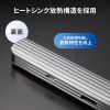 USB-5TCHLP7S-1 / USB Type-C スリムドッキングハブ