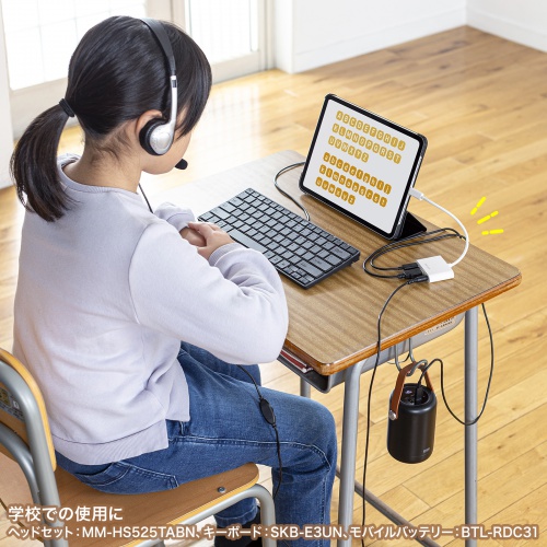 USB-5TCPA23W / イヤフォンジャック付きType-Cハブ
