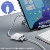 USB-5TCPA23W / イヤフォンジャック付きType-Cハブ