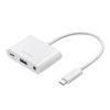 USB-5TCPA23W イヤフォンジャック付きType-Cハブ USB-5TCPA23W / イヤフォンジャック付きType-Cハブ