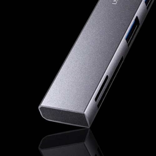 USB-5TCPC28GM / USB 5Gbps 3ポート スリム ハブ（カードリーダー付き）
