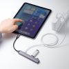 USB-5TCPC28GM / USB 5Gbps 3ポート スリム ハブ（カードリーダー付き）