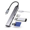 USB-5TCPC28GM / USB 5Gbps 3ポート スリム ハブ（カードリーダー付き）