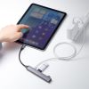 USB-5TCPC29GM / USB 5Gbps 3ポート スリム ハブ（カードリーダー付き）