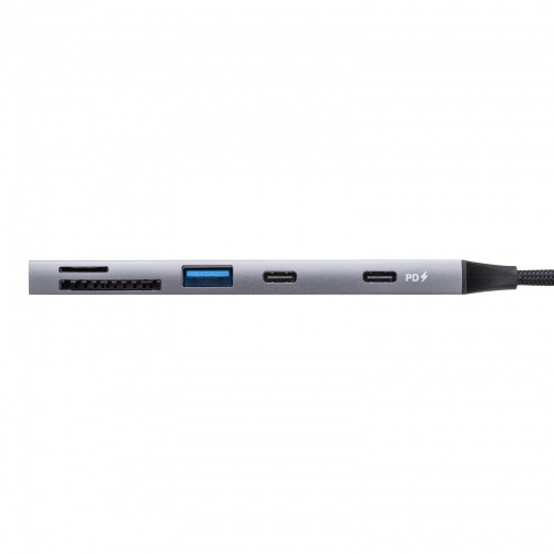 USB-5TCPC29GM / USB 5Gbps 3ポート スリム ハブ（カードリーダー付き）