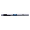 USB-5TCPC30GM / USB 5Gbps 2ポート スリムハブ（カードリーダー付き）