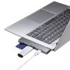 USB-5TCPC30GM / USB 5Gbps 2ポート スリムハブ（カードリーダー付き）