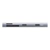 USB-5TCPC31GM / USB 5Gbps 2ポート スリム ハブ（カードリーダー付き）