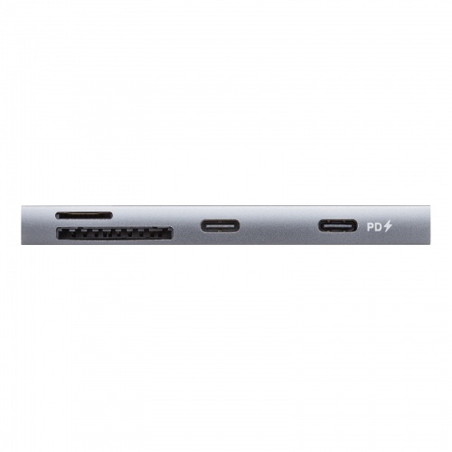 USB-5TCPC31GM / USB 5Gbps 2ポート スリム ハブ（カードリーダー付き）