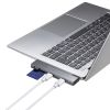 USB-5TCPC31GM / USB 5Gbps 2ポート スリム ハブ（カードリーダー付き）