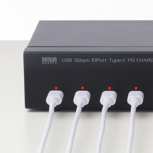 USB-5TCPS10N / USB 5Gbps Type-C 10ポートハブ