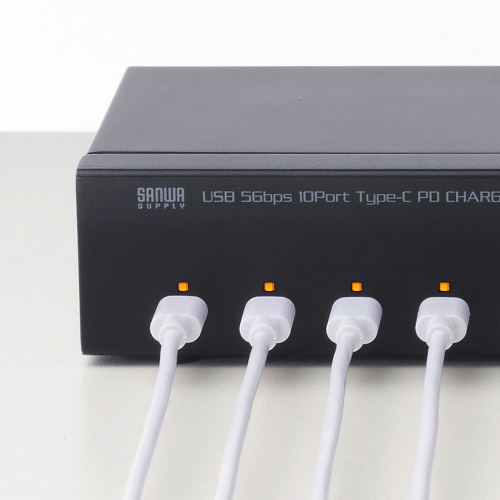 USB-5TCPS10N / USB 5Gbps Type-C 10ポートハブ