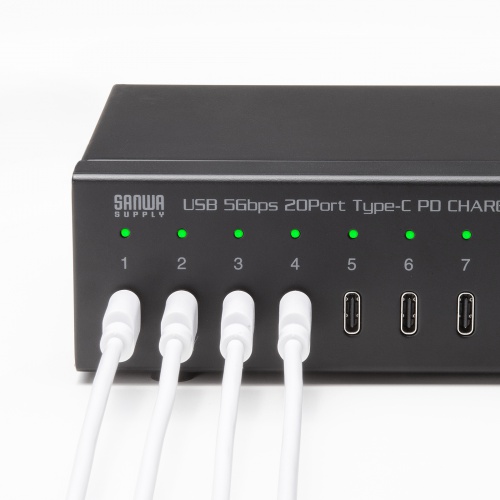 USB-5TCPS20N / USB 5Gbps Type-C 20ポートハブ
