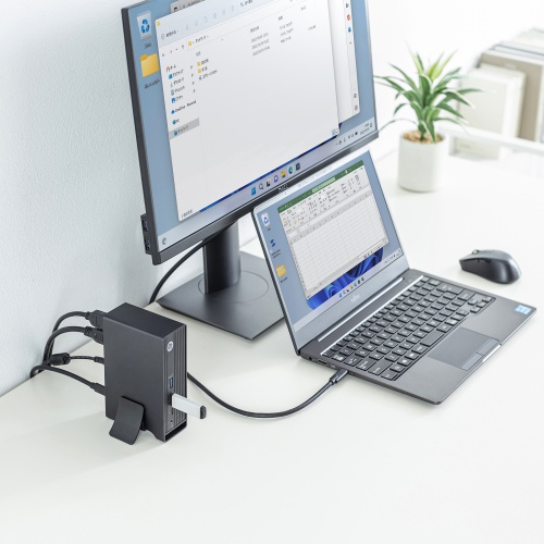 USB-CVDK11 / USB Type-Cドッキングステーション（3画面出力対応）
