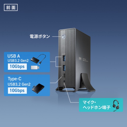 USB-CVDK11 / USB Type-Cドッキングステーション（3画面出力対応）