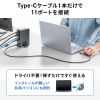 USB-CVDK11 USB Type-Cドッキングステーション(3画面出力対応) USB-CVDK11 / USB Type-Cドッキングステーション(3画面出力対応)
