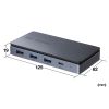 USB-CVDK15 USB Type-Cドッキングステーション(HDMI×2画面出力対応) USB-CVDK15 / USB Type-Cドッキングステーション(HDMI×2画面出力対応)