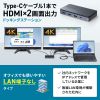USB-CVDK17N ドッキングステーション(HDMI×2画面出力・LAN端子なし) USB-CVDK17N / ドッキングステーション(HDMI×2画面出力・LAN端子なし)