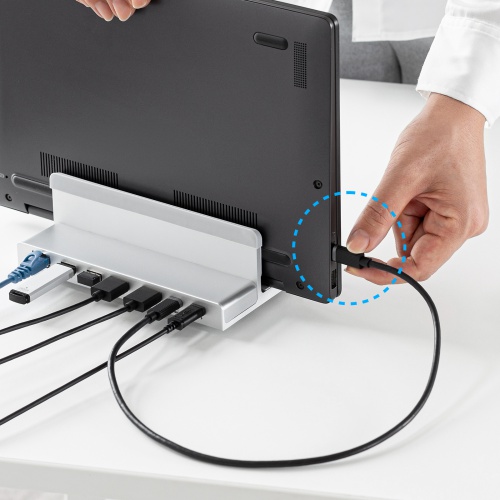 USB-CVDK18【USB Type-Cドッキングステーション(スタンド一体型 USB-CVDK18【USB Type-Cドッキングステーション(スタンド一体型