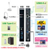 USB-CVDK4 / タブレットスタンド付き4K対応USB3.1ドッキングステーション