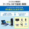 USB-CVDK4 タブレットスタンド付き4K対応ドッキングステーション USB-CVDK4 / タブレットスタンド付き4K対応ドッキングステーション