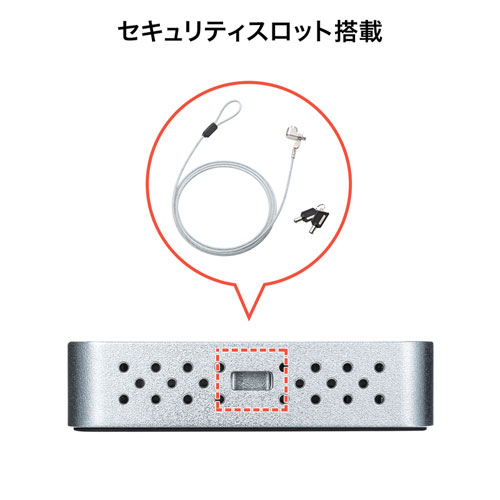 USB-CVDK6 / USB Type-C専用ドッキングステーション(HDMI/DisplayPort対応・PD対応)