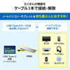 USB-CVDK6 / USB Type-C専用ドッキングステーション(HDMI/DisplayPort対応・PD対応)