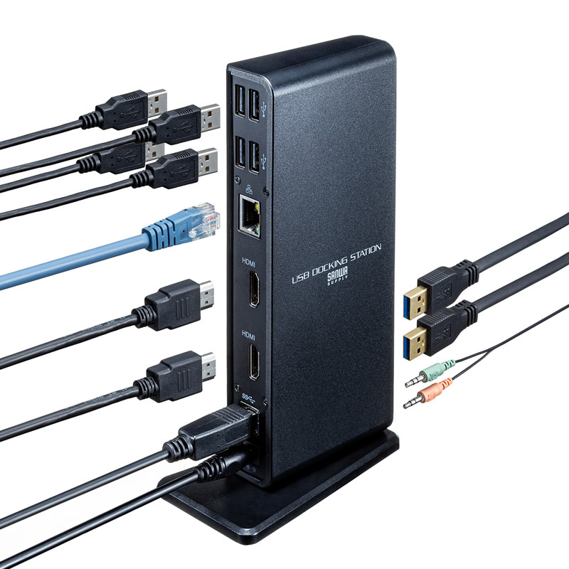 Type-C接続とUSB3.2A接続どちらでも接続でき、HDMI 