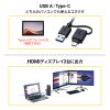 USB-CVDK7 Type-C・USB A接続デュアルHDMIドッキングステーション USB-CVDK7 / Type-C・USB A接続デュアルHDMIドッキングステーション
