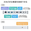USB-CVDK9STN USB Type-Cドッキングステーション(スタンド付き) USB-CVDK9STN / USB Type-Cドッキングステーション(スタンド付き)