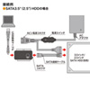 USB-CVIDE2N IDE/SATA-USB変換ケーブル USB-CVIDE2N / IDE/SATA-USB変換ケーブル