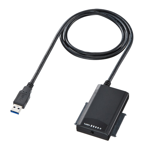 USB-CVIDE4 / HDDコピー機能付きSATA - USB3.0変換ケーブル