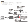 USB-CVIDE5 / IDE/SATA-USB3.0変換ケーブル