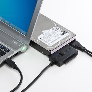 USB-CVIDE5【IDE/SATA-USB3.0変換ケーブル】内蔵用のIDE