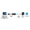 USB-CVLAN1BKN / 有線LANアダプタ（USB A Gen1-LAN変換・Gigabit対応・ブラック）