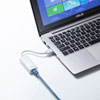 USB-CVLAN1W 有線LANアダプタ(USB3.2 LAN変換・ホワイト) USB-CVLAN1W / 有線LANアダプタ(USB3.2 LAN変換・ホワイト)