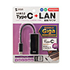 USB-CVLAN2BKN 有線LANアダプタ(USB Type-C-LAN変換・Gigabit対応・ブラック) USB-CVLAN2BKN / 有線LANアダプタ(USB Type-C-LAN変換・Gigabit対応・ブラック)