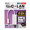 USB-CVLAN2W USB3.2 TypeC-LAN変換アダプタ(ホワイト) USB-CVLAN2W / USB3.2 TypeC-LAN変換アダプタ(ホワイト)