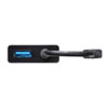 USB-CVLAN3BKN 有線LANアダプタ(USB A Gen1-LAN変換・USBハブ付き・Gigabit対応・ブラック) USB-CVLAN3BKN / 有線LANアダプタ(USB A Gen1-LAN変換・USBハブ付き・Gigabit対応・ブラック)