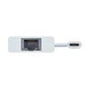 USB-CVLAN4W USB3.2 TypeC-LAN変換アダプタ(USBハブポート付・ホワイト) USB-CVLAN4W / USB3.2 TypeC-LAN変換アダプタ(USBハブポート付・ホワイト)
