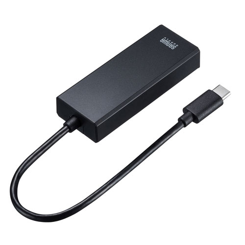 USB-CVLAN6BK / USB3.2 Type-C-LAN変換アダプタ（2.5Gbps対応）