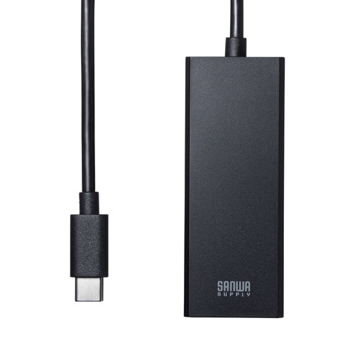 USB-CVLAN6BK / USB3.2 Type-C-LAN変換アダプタ（2.5Gbps対応）