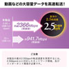 USB-CVLAN6BK / USB Type-C-LAN変換アダプタ（2.5Gbps対応）
