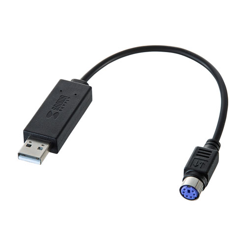 USB-CVPS5【USB-PS/2変換コンバータ】PS/2マウスまたは、PS/2キーボードをUSB接続で使用するためのUSB-PS/2