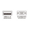 USB-CVRS9-10 / USB-RS232Cコンバータ（1m）